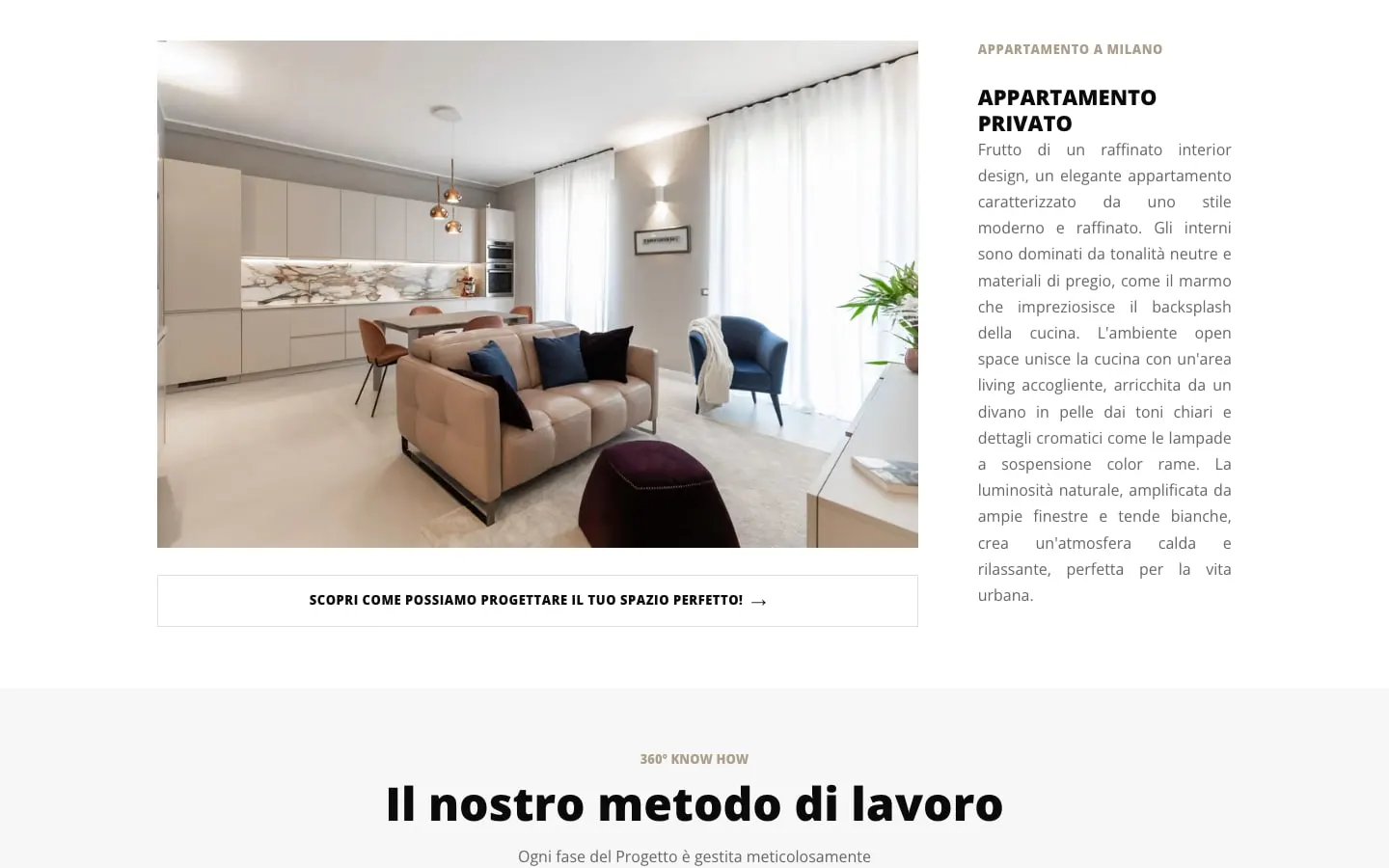 My Home Designers, una sezione del sito