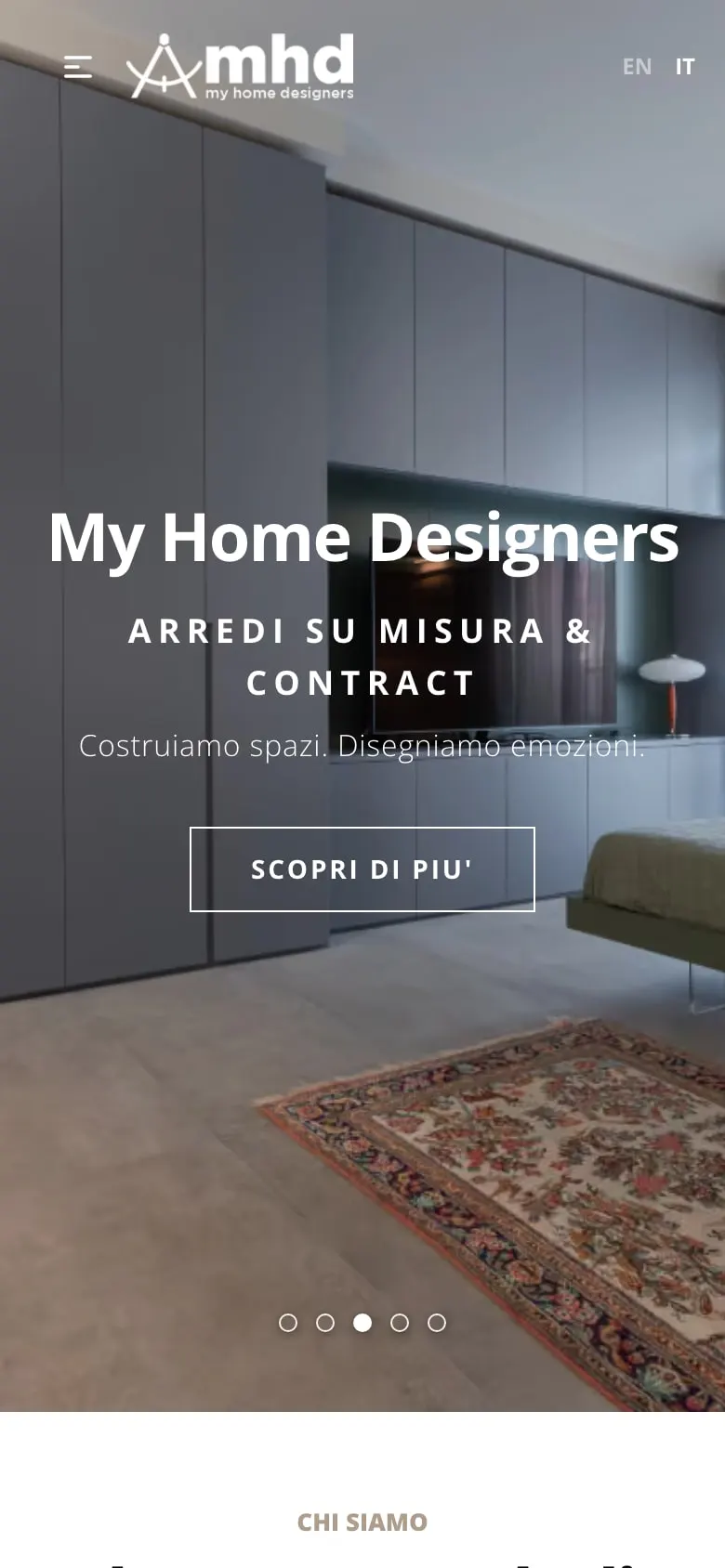 My Home Designers, il sito da smartphone